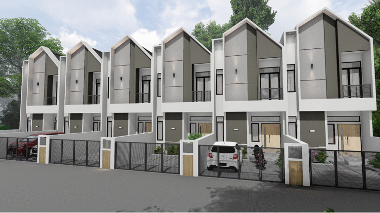 Rumah Bayt Alfursan Residence type 2 lantai modern